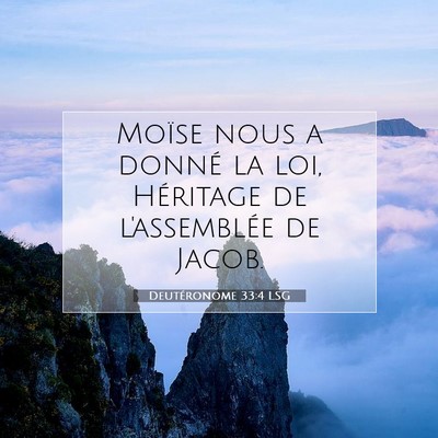 Deutéronome 33:4 Verset biblique expliqué