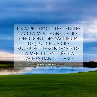 Deutéronome 33:19 Verset biblique expliqué