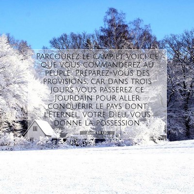 Josué 1:11 Verset biblique expliqué