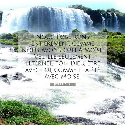Josué 1:17 Verset biblique expliqué