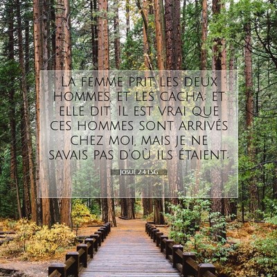 Josué 2:4 Verset biblique expliqué