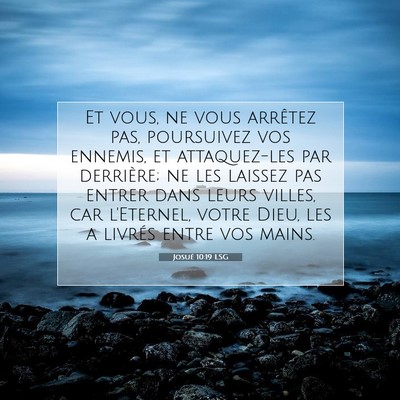 Josué 10:19 Verset biblique expliqué