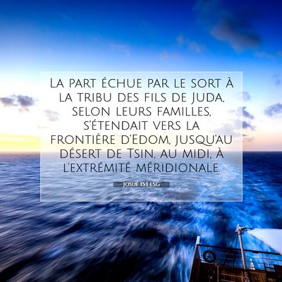 Josué 15:1 Verset biblique expliqué
