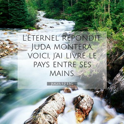 Juges 1:2 Verset biblique expliqué