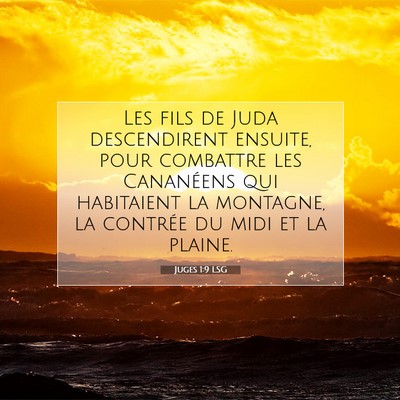 Juges 1:9 Verset biblique expliqué