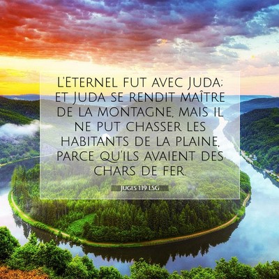 Juges 1:19 Verset biblique expliqué