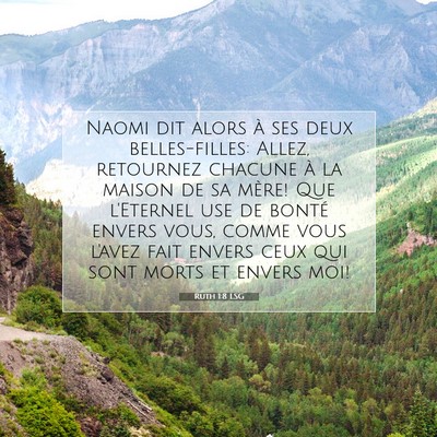 Ruth 1:8 Verset biblique expliqué