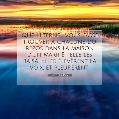 Ruth 1:9 Verset biblique expliqué