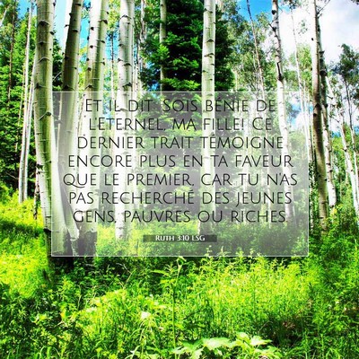 Ruth 3:10 Verset biblique expliqué