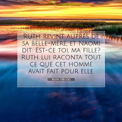 Ruth 3:16 Verset biblique expliqué