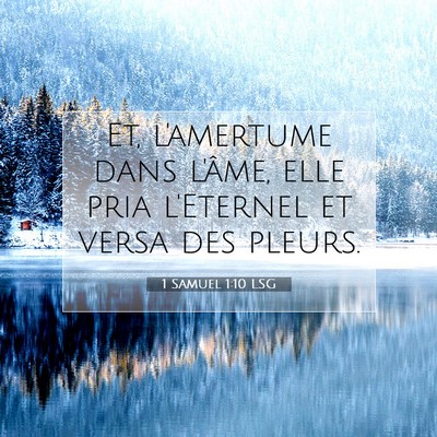 1 Samuel 1:10 Verset biblique expliqué