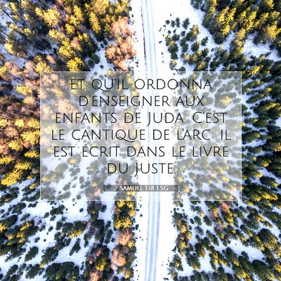 2 Samuel 1:18 Verset biblique expliqué