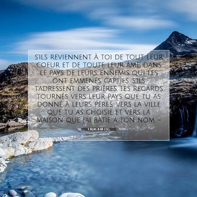 1 Rois 8:48 Verset biblique expliqué
