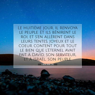 1 Rois 8:66 Verset biblique expliqué