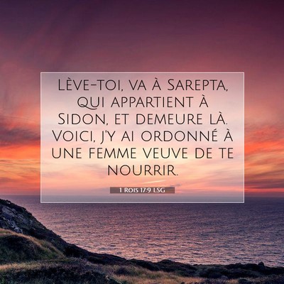 1 Rois 17:9 LSG Image du verset biblique