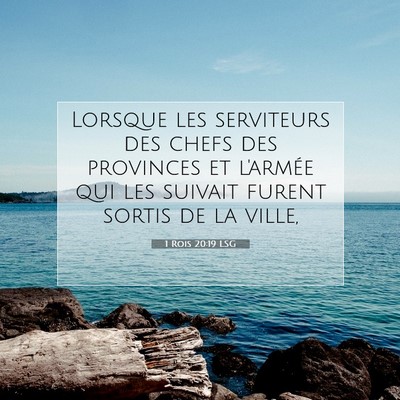 1 Rois 20:19 Verset biblique expliqué