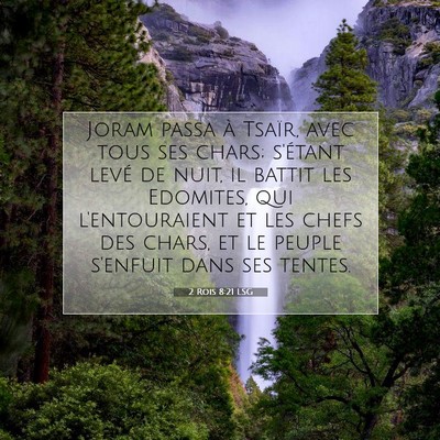 2 Rois 8:21 Verset biblique expliqué