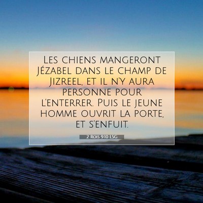 2 Rois 9:10 Verset biblique expliqué