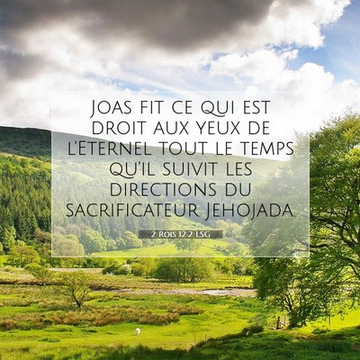 2 Rois 12:2 Verset biblique expliqué