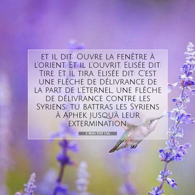 2 Rois 13:17 Verset biblique expliqué