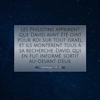1 Chroniques 14:8 Verset biblique expliqué