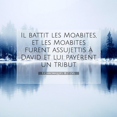 1 Chroniques 18:2 LSG Image du verset biblique