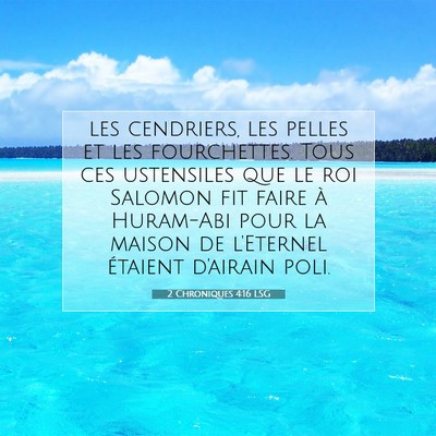 2 Chroniques 4:16 Verset biblique expliqué