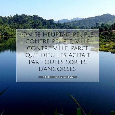 2 Chroniques 15:6 Verset biblique expliqué