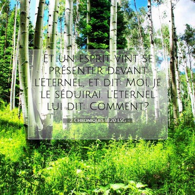 2 Chroniques 18:20 Verset biblique expliqué