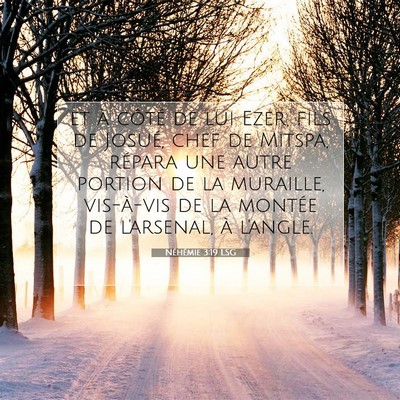 Néhémie 3:19 Verset biblique expliqué