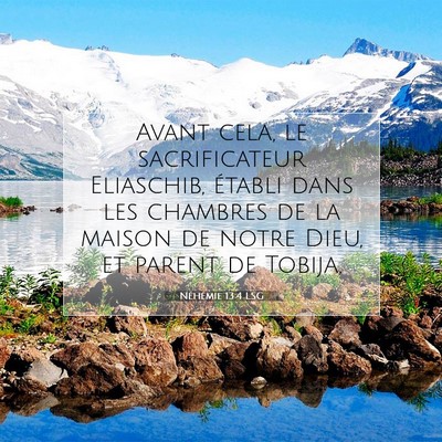 Néhémie 13:4 Verset biblique expliqué