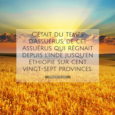 Esther 1:1 Verset biblique expliqué