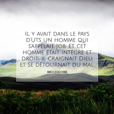 Job 1:1 Verset biblique expliqué