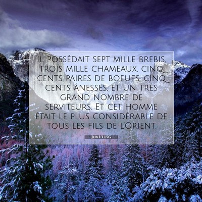 Job 1:3 Verset biblique expliqué