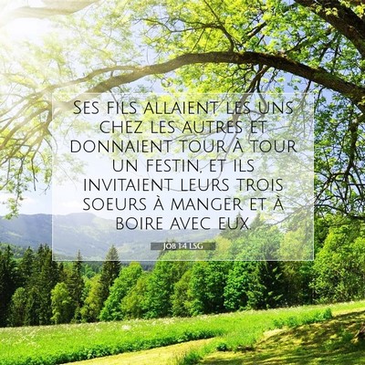 Job 1:4 Verset biblique expliqué
