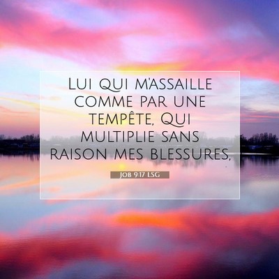 Job 9:17 Verset biblique expliqué