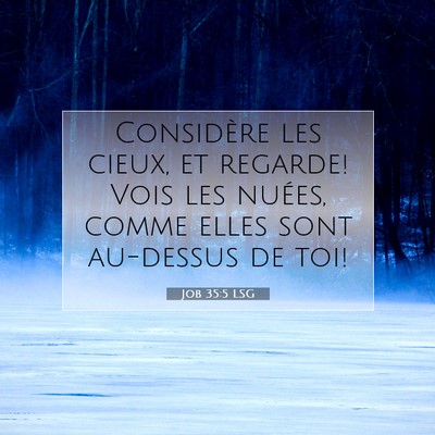 Job 35:5 Verset biblique expliqué