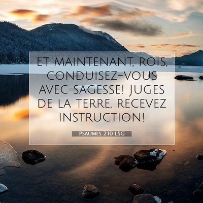 Psaumes 2:10 Verset biblique expliqué