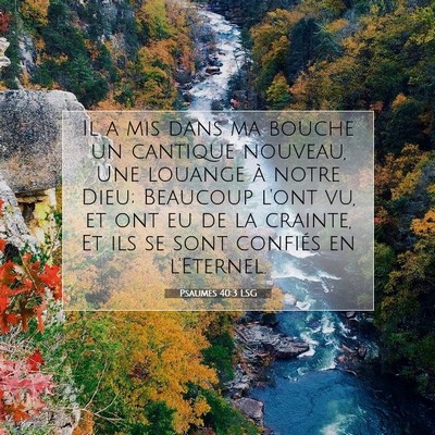 Psaumes 40:3 Verset biblique expliqué