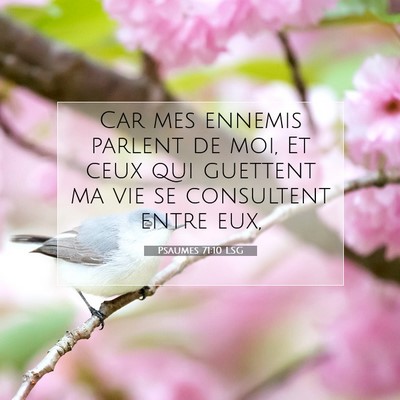 Psaumes 71:10 Verset biblique expliqué