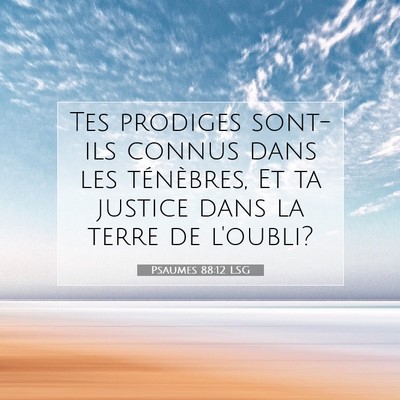 Psaumes 88:12 Verset biblique expliqué