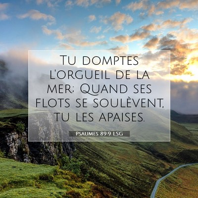 Psaumes 89:9 Verset biblique expliqué
