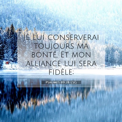 Psaumes 89:28 Verset biblique expliqué