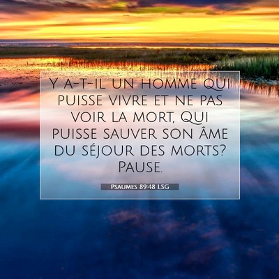 Psaumes 89:48 Verset biblique expliqué