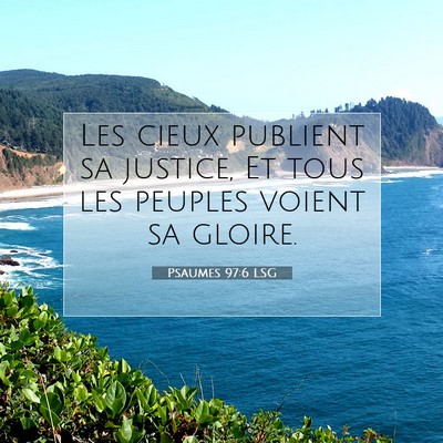 Psaumes 97:6 Verset biblique expliqué