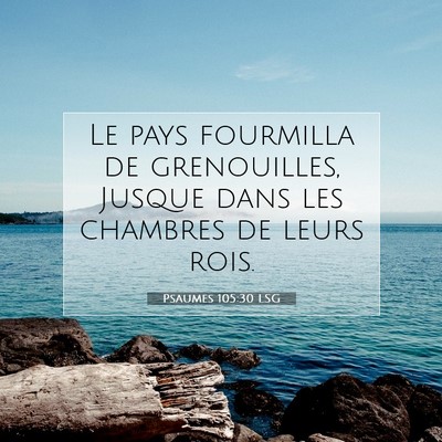 Psaumes 105:30 Verset biblique expliqué
