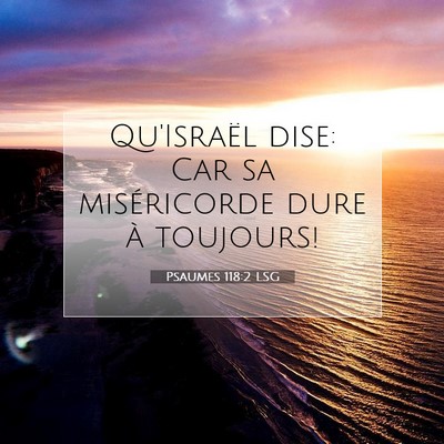 Psaumes 118:2 Verset biblique expliqué