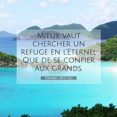 Psaumes 118:9 Verset biblique expliqué