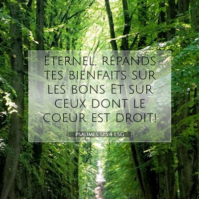 Psaumes 125:4 Verset biblique expliqué
