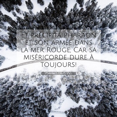 Psaumes 136:15 Verset biblique expliqué